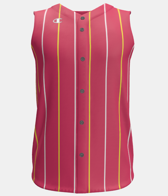 UltraFuse Interlock Full Button Sleeveless Baseball Jersey