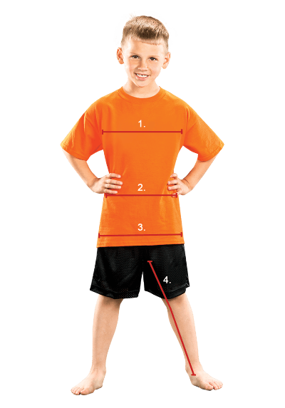 Youth / Boys' measurement guide